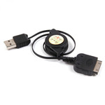 USB кабель для iPhone 3G/4/4S улитка (в тех.упаковке), арт.023342 (Черный)