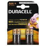 Батарейки DURACELL ААА мизинчиковые щелочные набор комплект 4шт