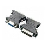 Переходник DVI-VGA , 29M/15F, черный, пакет Cablexpert A-DVI-VGA-BK