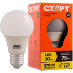 СТАРТ <ECO LEDGLSE27 10W30> (E27, 850 люмен, 2700К, 10Вт, 180-240В)