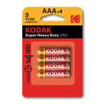 Kodak <CAT30953321-RU1> (R03, Size AAA, 1.5V, zinc) <уп. 4 шт>