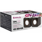 Defender SPK-530 черный {2.0, 2x2W USB} [65530]