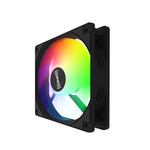 Вентилятор с подсветкой RGB, 120х120, черный