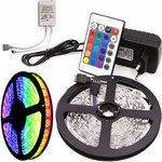 Светодиодная лента. RGB. 15м. +Пульт ДУ